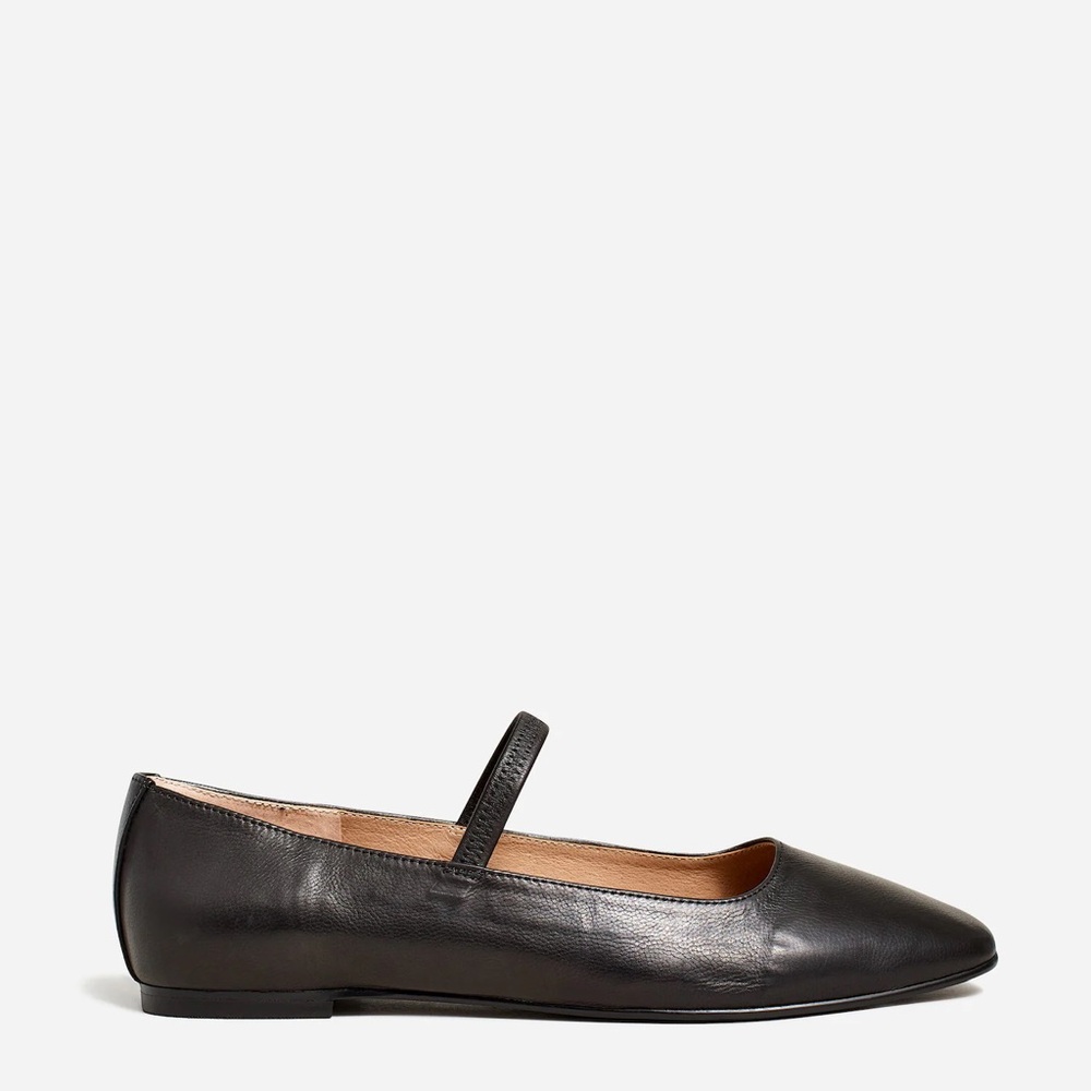 🖤MADEWELL THE GRETA LEATHER BALLET FLATS IN BLACK 9.5 - Picture 2 of 11